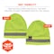 Ergodyne Reflective Winter Hat, One Size, Lime 6803 - alternate 3